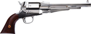 Cimarron 1858 New Model Army .45 Long Colt 8 in barrel nickel finish with walnut grips