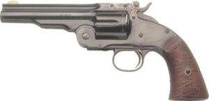 Cimarron Model 3 Schofield .45 Long Colt 5in blued revolver with walnut grips