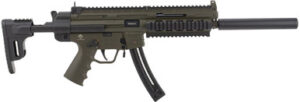 ATI GSG-16 Carbine .22 LR 22-round OD Green collapsible stock faux suppressor
