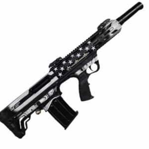 GForce Arms GFY-1 bullpup 12 Gauge semi-auto shotgun with 18.5-inch threaded barrel and American flag finish