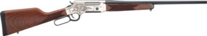 Henry Long Ranger Deluxe engraved lever-action rifle .243 Win with 20-inch blued barrel and walnut stock