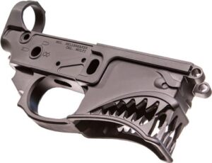 Sharps Bros Gen2 Hellbreaker billet AR-15 stripped lower in black hardcoat anodized finish