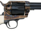 E.M.F. Deluxe Californian .45 Long Colt 4.75in blued revolver with ultra ivory grips