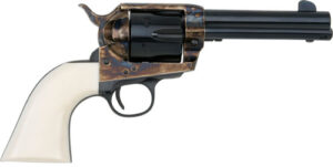 E.M.F. Deluxe Californian .45 Long Colt 4.75in blued revolver with ultra ivory grips