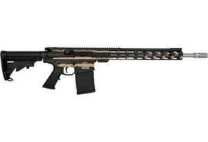 Great Lakes GL-10 RIA AR-10 .308 Win 18in Desert Flag Cerakote rifle front-right view