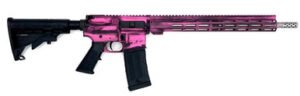 Great Lakes GL15223SSB-PPK GL-15 223 Wylde 16in HBAR Battleworn Prison Pink Cerakote