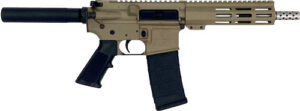 Great Lakes GLFA .223 Wylde AR-format pistol in Flat Dark Earth with 30-round magazine