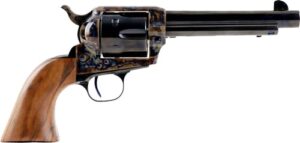 Standard Manufacturing SAA .45 Long Colt 5.5" blued barrel case colored frame 1-piece walnut grip