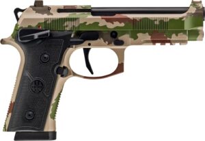 Beretta 92XI Vegetato camo 9mm pistol with 4.7 inch barrel and two 18-round magazines