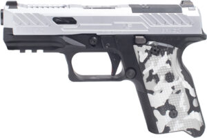 Fusion XF PRO 9mm 4 inch chrome pistol, optic-ready with RMR plates