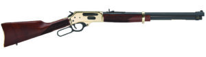Henry Side Gate .35 Remington 20 in barrel lever-action rifle brass receiver walnut stock