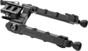 Accu-Tac HD-50 Arca Spec QD bipod flat black 6061 T6 aluminum 7-10 inch fit