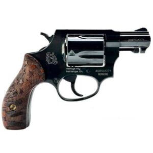 Heritage Arms Roscoe .38 Special 3 in revolver polished black with wood Stars & Stripes grip