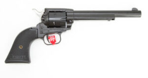 Heritage Rough Rider SRR22MBS6PG steel-frame revolver 6.5-inch barrel black satin polymer grips