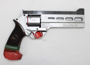 Chiappa Rhino Match Master 60DS .38 Special 6-inch revolver gray PVD with Hogue Micarta grip
