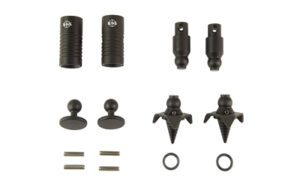 KNS Precision SnapFoot quick-change bipod feet kit for Harris bipod in black