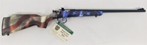 Keystone Crickett KSA2169 .22 LR single-shot rifle Grand Union hydro-dipped synthetic stock blued barrel