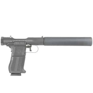 B&T Station Six .45 ACP bolt-action pistol, black, right-side view