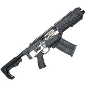 FosTech Origin-12 short-barrel shotgun 12GA nickel finish with 5-round magazine