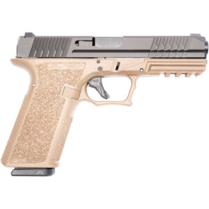 Polymer80 PFS9 Full Size completed 9mm pistol FDE frame black slide