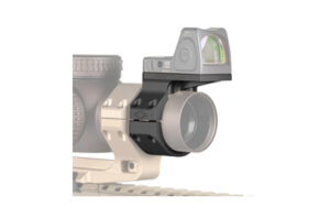 Reptilia ROF-SAR 34mm RMR mount in anodized black showing ring and micro-optic mounting point