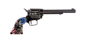 Heritage Rough Rider Independence Day .22 LR revolver with 6.5in barrel and engraved US flag cylinder