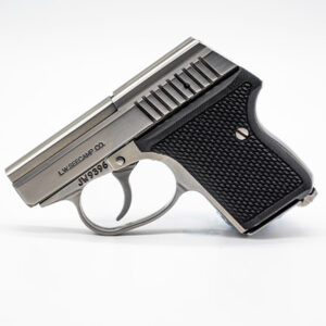 Seecamp LWS-32 .32 ACP 2 inch stainless pocket pistol right-side view