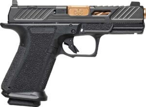 Shadow Systems MR920 Elite 9mm optic-ready pistol with bronze fluted barrel