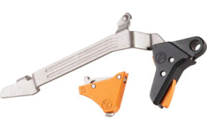 Timney Alpha Competition trigger for Glock Gen 5 in anodized orange