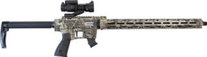 Rock Island Armory TM22-20-RT .22LR rifle in Realtree Timber camo, side view