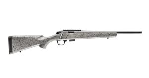 Bergara BMR Micro Rimfire rifle 20 inch threaded steel barrel gray black speck stock