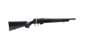 Tikka T1x .17 HMR 16 inch threaded barrel black synthetic stock right-hand