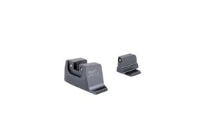SUPPRESSOR/OPTIC HEIGHT SIGHTS - S&W M&P C.O.R.E., FRONT BLACK OUTLINE/GREEN TRITIUM, REAR BLACK OUTLINE/GREEN TRITIUM