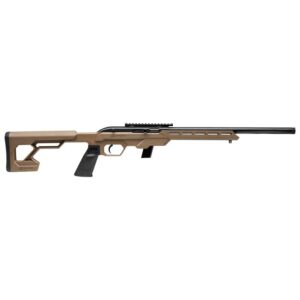 Savage 64 Precision 22 LR 16.5 inch FDE chassis semi-auto rifle right-hand