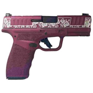 Springfield Armory Hellcat Pro 9mm Distressed Black Cherry & Roses 3.7in barrel
