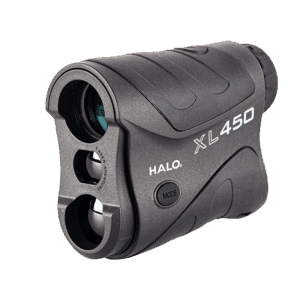 Halo XL450 black rangefinder, 6x magnification, 450 yd max range