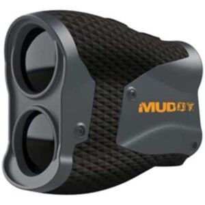 Muddy MUD-LR650 5x21mm laser rangefinder in black/gray with rubber armor