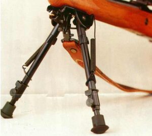 Harris bipod 9-13 inch notched legs black anodized swivel stud