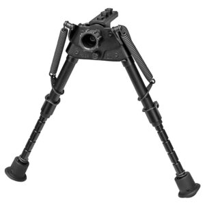Harris Series S bipod M-LOK 6-9 inch adjustable notched swivel legs black