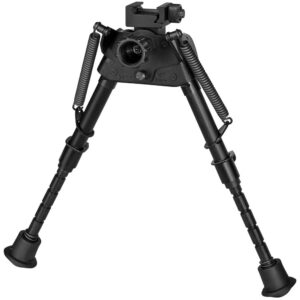 Harris S-BRMP Picatinny Bipod, adjustable 6-9 inch legs, black
