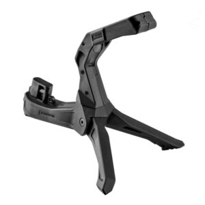 FAB Defense AR-Podium quick-deployment bipod integrated AGR-43 pistol grip on AR-15