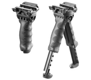 FAB Defense Mako Gen 2 pivoting QR vertical foregrip with integrated adjustable bipod
