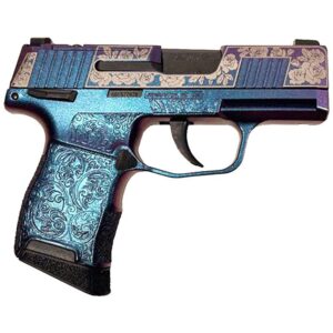 Sig Sauer P365-380 Guns & Roses Mongoose Purple micro-compact pistol with 3.1 inch barrel