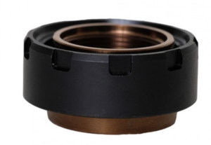 Q LLC Plan-B ASR mount in black steel for Cherry Bomb muzzle brake, 2.30 oz
