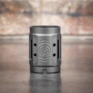 SilencerCo Alpha MAAD Brake 2.0 black anodized aluminum 1.45in diameter