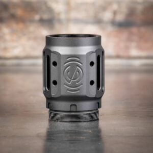 SilencerCo Charlie MAAD Brake 2.0 AC5451 black anodized 2.23" OAL 1.68" diameter