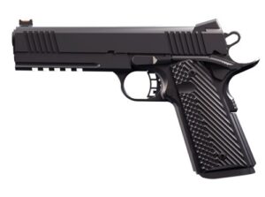 Rock Island Armory TAC Ultra FS .45 ACP 5-inch pistol in black parkerized finish with G10 grips