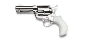 Taylors & Company 1873 TC9 9mm 3.50in nickel revolver with ivory birdshead grip