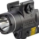 Streamlight TLR-4 compact rail-mounted weapon light with integrated red laser, black finish