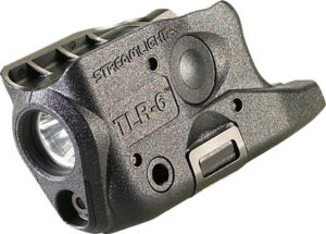 Streamlight TLR-6 subcompact pistol light with integrated red laser for Glock 26/27/33